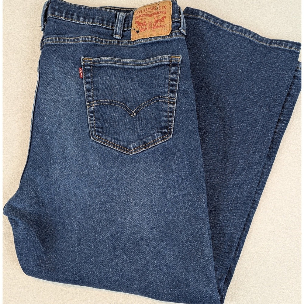 Levi Strauss Co Mens 559 Jeans‎ Dark Wash Size 42x30 Bootcut Denim Casual Wear